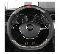 For VW For Golf 7 For Polo 2014-2021 For Scirocco For Jetta 6 2017-2021 For Santana 2016-2021 D Shape Car Steering Wheel Cover Steering Wheel Protective Cover(A)