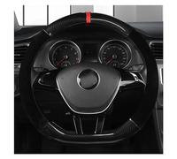 For VW For Golf 7 For Polo 2014-2021 For Scirocco For Jetta 6 For Santana 2016-2021 D Shape Car Steering Wheel Cover Steering Wheel Protective Cover(E)