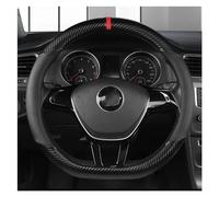 For VW For Golf 7 For Polo 2014-2021 For Scirocco For Jetta 6 For Santana 2016-2021 D Shape Car Steering Wheel Cover Steering Wheel Protective Cover(B)