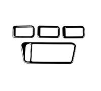 for VW for Golf 7 GTI Mk7 2013 2014 2015 2016 2017 Window Lift Control Panel Sticker Car Interior Accessories OOPUHKSY(LHD Black)