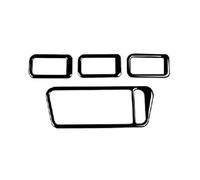 for VW for Golf 7 GTI Mk7 2013 2014 2015 2016 2017 Window Lift Control Panel Sticker Car Interior Accessories OOPUHKSY(RHD Black)