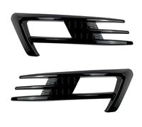 For VW For Golf 7 MK7 2013 2014 2015 2016 Front Bumper Spoiler Fog Lamp Cover Air Knife Splitter FIXCOR(Glossy black)