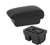 For VW For Golf 7 Mk7 2014 2015 2016-2019 Car Armrest Box Center Storage Box Interior Details Accessories RESPUNEKBAH(A3 white line No USB)