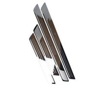 For VW For Golf 7 MK7 2014-2016 Stainless Steel Door Sill Strip Welcome Pedal Trim Stickers Accessories