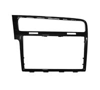 For VW For Golf 7 MK7 For Golf 7.5 MK7.5 MIB 8 Inch / 9.2 Inch Piano Black MIB Radio Frame Panel Plates Decorative Frame Radio Fascia Frame(8 Inch Black)