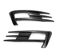 For VW For Golf 7 MK7 GTI 2014 2015 2016 2017 Fog Lamp Lower Bumper Grill 1 Pair Car Front Fog Light Grille Grill IPEVMLZ(Carbon Fiber Look)