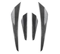 For VW For Golf 8 For MK8 For Standard For GTI For Rline 2020 2021 2022 Car Front Bumper Splitter Side Spoiler Air Vent Wind Knife Body Kits(FIBER look)