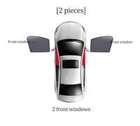 For VW For Golf 8 MK8 2019-2024 Car Sunshade Visor Front Windshield Curtain Side Baby Window Mesh Sun Shade Car Interior Protection(2PCS Rear)