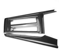 For VW For Golf 8 MK8 CD1 2021-2024 Real Carbon Car Interior Center Console Gear Shift Panel Cover Trim IENQBVL(Glossy Without Slits)