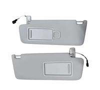 For VW For Golf For Mk7 For Mk8 For T-Cross For Passat For B8 For CC For E-Golf For T-Roc 1/2pcs Car Inner With Mirror Kit Car Visor Extender Sun Blocker(1Pair Grey)