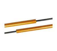 For VW For Golf MK3 1991-1997 Hood Lift Supports Front Bonnet Modify Gas Struts Shock Absorber Dampers Springs Prop Rod Front Bonnet Gas Struts(Yellow carbon fiber)
