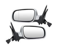 For VW For Golf MK4 1997-2007 Side Door Mirror Assembly Silver Gray Heated Manual Folding Wing 5 Pins Rearview Mirror Assembly(1 pair)