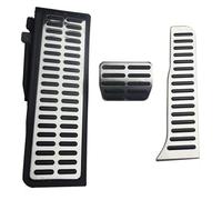 For VW For Golf MK5 MK6 For EOS For Jetta For Touran For Skoda For Octavia II Steel Pedal Manual Transmission Car Gas Brake Pedals Car brake pedal(White)