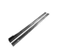 For VW For GOLF MK5 MK6 MK7 MK8 2M Car Side Skirt Extension Plate Lip Separator Bumper 2.18M Racing Spoiler Side Steps(Carbonfiber 2m)