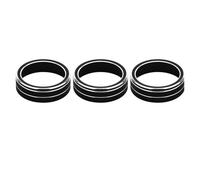 For VW For Golf MK7 For Tiguan For Passat B8 T-ROC For Atlas Air Condition Knob Ring Climate Control Adjust Button Air conditioning knob(Black)