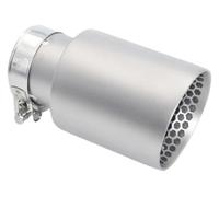 For VW For GTI For MK7 For Golf 7 Nozzle 60MM 63mm Muffler Tailpipe MID 63 - Out 101 1 Pcs Matte Stainless Steel Car Exhaust Tip Pipe Universal Exhaust Tail Pipe(ID 60 - Out 89)