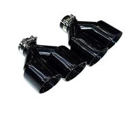 For Vw For GTI MK7 For Golf 7 1Pcs Double Matte Stainless Steel Car Muffler Tip Exhaust Tip System Pipe Exhaust Tip 60MM 63mm Nozzle Car Exhaust Tailpipe(In64-out101mm b)