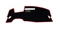For VW For ID.4 CROZZ 2020 2021 2022 Auto Dash Mat Carpet Cape Sun Shade Dashmat Pad ID4 Car Inner Dashboard Cover Dash Cover Dashboard(Red LHD with HUD)