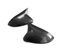 For VW For JETTA MK6 For Passat B7 For Scirocco Beetle CC Eos Add-on Mirror Caps Car Side Wing Rearview Mirror Cover 2Pcs(Carbon Fiber-Add on)