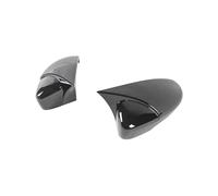 For VW For JETTA MK6 For Passat B7 For Scirocco Beetle CC Eos Add-on Mirror Caps Car Side Wing Rearview Mirror Cover 2Pcs(Glossy Black-Add on)