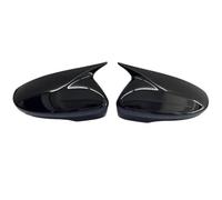 For VW For JETTA MK6 For Passat B7 For Scirocco For Beetle CC Eos 1Pair Car Side Wing Rearview Mirror Cover(Glossy Balck)