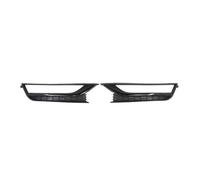 For VW For P&assat 2012 2013 2014 2015 US Version Car Front Bumper Fog Lamp Light Grille Trim Cover Frame Lid Bezel Hood PYPFQUMQGR(Pair Gloss Black)