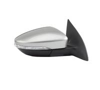 For VW For Passat CC 2008-2018 Car Power Heated Fold Turn Signal Side Mirror Assembly Door Wing Mirror Assembly(Silver Right,13 wire)