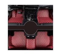 For VW For Passat Saloon B5 B5.5 B6 B7 B8 B9 Custom Car Floor Mats Waterproof Foot Mats Car Carpets Foot Pads(Wine red,2007-2010 B6)