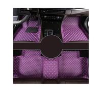 For VW For Passat Saloon B5 B5.5 B6 B7 B8 B9 Custom Car Floor Mats Waterproof Foot Mats Car Carpets Foot Pads(Purple,2007-2010 B6)