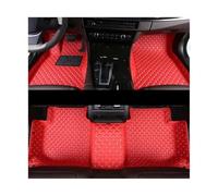For VW For Phaeton 2002 2003 2004 2005 2006-2016 Custom Car Floor Mats Carpets Foot Pads Waterproof Foot Mats(Red,5 Seat)