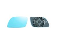 For VW For Polo 2002 2003 2004 2005-2020 Five Generation Side Rearview Mirror Blue Glass Lens Wide Angle View Anti Glare Door Wing Side Mirror Glass Car Replacement(02-05 no heated)