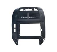 For VW For POLO 2004-2011 9 Inch Double Din Radio Player 2 Din DVD Frame Audio Dash Air Conditioning Outlet Panel(Black-frame-AIR)