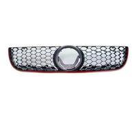 For VW For Polo 2006 2007 2008 2009 Honeycomb Mesh Car Front Bumper Radiator Grille Center Racing Car Accessories