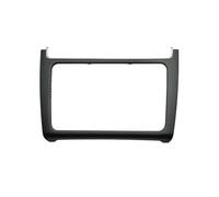 For VW For Polo 2014 2015 2016 2017 Car Dashboard Panel Refitting Frame Radio Audio Fascia Trim Bezel Faceplate OOPUHKSY(Matte black)