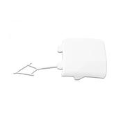 For VW For Polo 2014 2015 2016 2017 Front Bumper Tow Hook Eye Cover Cap HCPAVEXT(White)