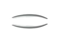 For VW For Polo Mk5 6R 2010 2011 2012 2013 2014 2015 2016 2017 Headlamp Eyebrow Eyelid Cover Decorative Trim Accessories Car Headlight Eyebrow(White)