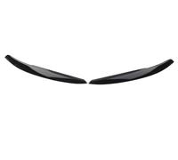 For VW For Polo Mk5 6R 6C 2010 2011 2012 2013 2014 2015 2016 2017 2Pcs Glossy Black Car Headlight Lamp Eyebrow Eyelid Trim Cover Front Spoilers