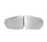 For VW For Polo Mk6 2017 2018 2019 2020 Car Blind Spot Warning Heated Rear View Mirror Glass Accessories HLWXMDZ(Left and Right)