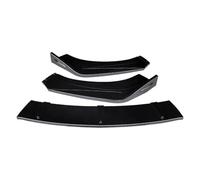 For VW For Sagitar 2015-2023 Car Exterior Accessories Body Kit Front Bumper Splitter Lip Spoiler Diffuser Guard Protecor Cover Trim POMPOMPUR(Gloss Black)