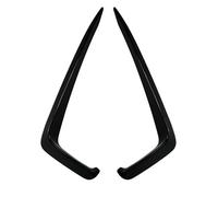 For VW For Sagitar For Jetta MK7 2019 2020 2021 Front Bumper Splitter Fog Lamp Grill Spoiler Cover Air Vent Wind Knife(Glossy black)