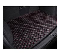 For VW For Scirocco 2009 2010 2011 2012 2013 2014 2015 2016 2017 For Cargo Liner Carpet Interior Cover Car Trunk Mat Car Boot Liner(Black Red 4pcs)