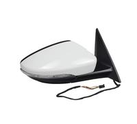 For VW For Scirocco 2009 2010 2011 2012 2013 2014 2015 2016 Car Auto Outside Door Rearview Mirror Assembly 6/9PIN IENQBVL(6pin Right White)