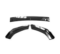 For VW For Scirocco R 2009 2010 2011-2014 Front Bumper Spoiler Protector Plate Lip Splitter Body Kit Carbon Surface Decorative Strip Shovel(Gloss Black)