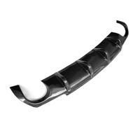 For VW For Scirocco R 2015 2016 2017 Car Accessories Glossy Black Carbon Rear Diffuser Lip Bumper Spoiler Plastic Splitter Body Kit(Carbon Surface)