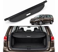 For VW For Sharan 2012-2021 retractable boot cover | Effectively conceals items; protects the trunk from direct sunlight; quick installation(Carbon Fiber)