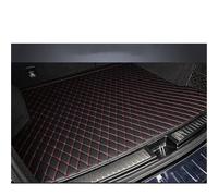 For VW For Sharan 2018 2017 2016 2015 2014 2013 2012 Waterproof Boot Carpets For Cargo Liner Special Trunk Mats Car Boot Liner(Black red D)