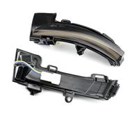 For VW For T-Roc For T-corss 2018 2019 2020 Dynamic LED Turn Signal Blinker Mirror Flasher Light Motorcycle Starter Solenoid Relay(Smoky black)