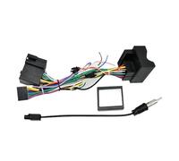 For VW For T5 2003-2015 Car Radio Fascias Frame 9 Inch Stereo Panel Harness Power Cable Adapter Canbus Mount Kit Radio Panel Fascia(Cable Canbus)