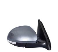 For Vw For Tiguan 2010-17 9-Line Electrically Adjustable Lens Heating Light Automatically Fold Rearview Mirror Sets Complete Wing Mirrors for Cars(1PCS Polar grey R)