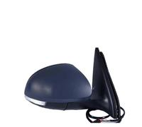 For Vw For Tiguan 2010-17 9-Line Electrically Adjustable Lens Heating Light Automatically Fold Rearview Mirror Sets Complete Wing Mirrors for Cars(1PCS No paint R)